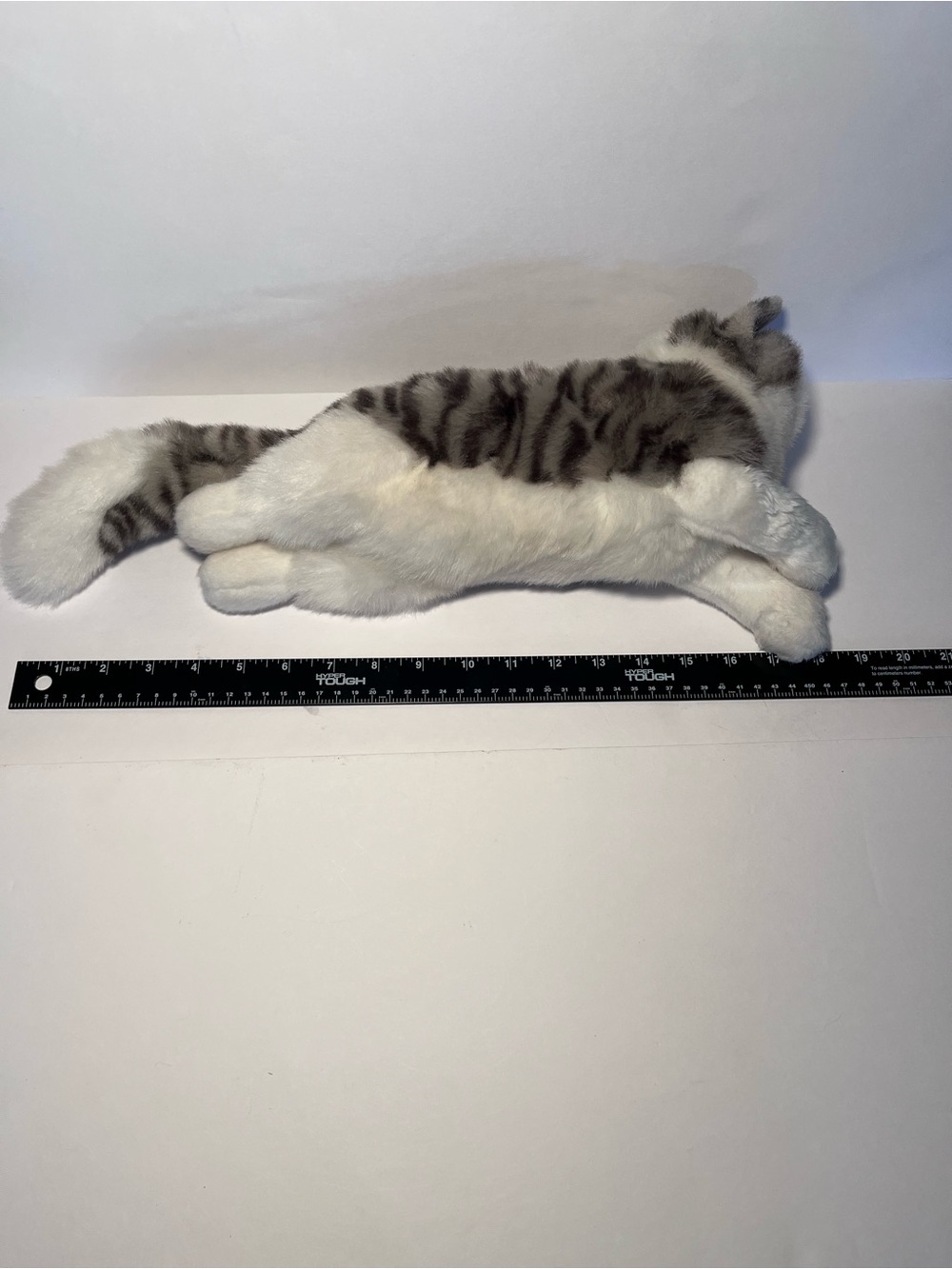 Douglas Cuddle Toys Smokey Gray Tabby Cat Plush Stuffed Animal 19” - Picture 6 of 7